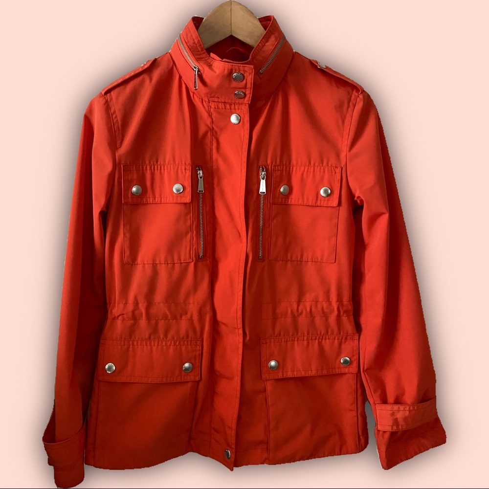 Michael Kors - Orange Persimmon - Rain Jacket
